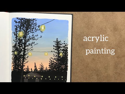 ✨acrylic painting on Hahnemühle sketchbook ✨