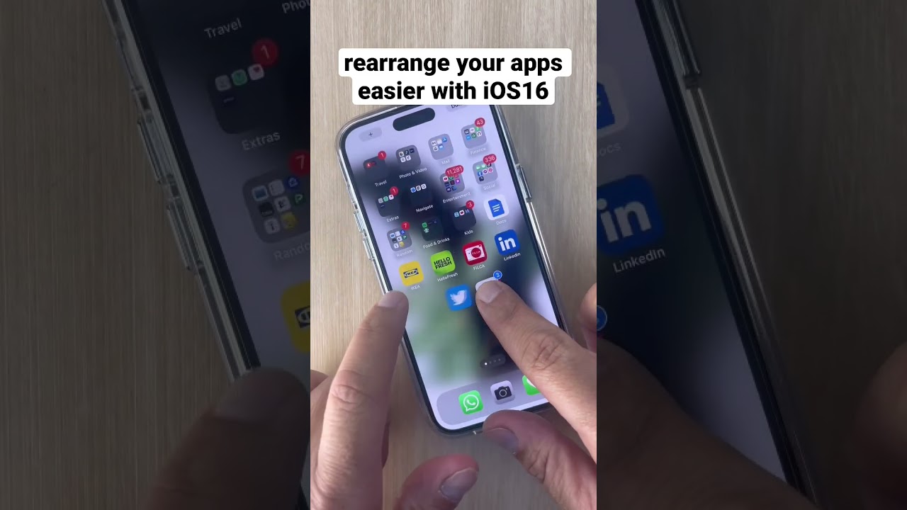 organize your apps, easier with iOS 16