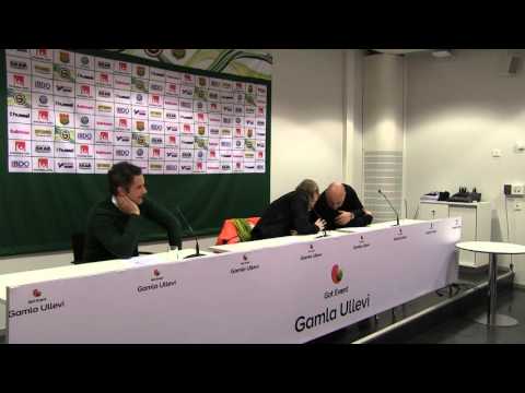 Presskonferens efter GAIS - Syrianska