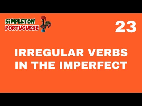 Irregular Verbs in the Imperfect