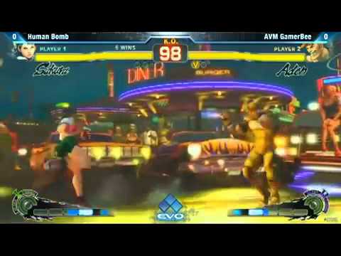 EVO 2012 SSF4AE 2012 Top 8 - Humanbomb vs Gamerbee