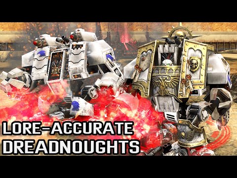 5 DREADNOUGHTS vs 1000+ Heretics! - Astartes Mod, Warhammer 40K: Dawn of War 2: Retribution