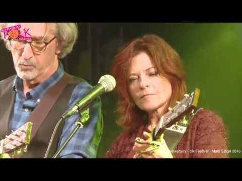 Rosanne Cash with John Leventhal at Shrewsbury Folk Festival 2016