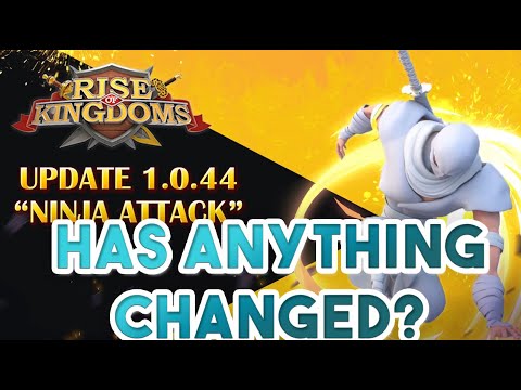 Has anything changed?! Rise of Kingdoms Ninja Attack update