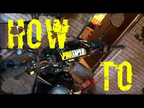 Suzuki DR650 Handlebar Install - Protaper