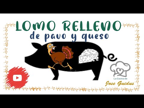 👨‍🍳 Lomo RELLENO de Pavo y queso al horno 🦃+🧀