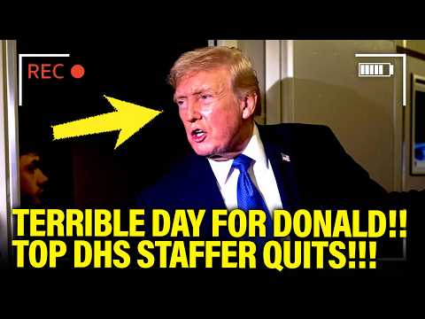 Trump LOSES IT as TOP DHS Official SUDDENLY QUITS!!
