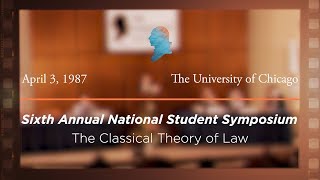 Click to play: Panel I: The Classical Theory of Law [Archive Collection]