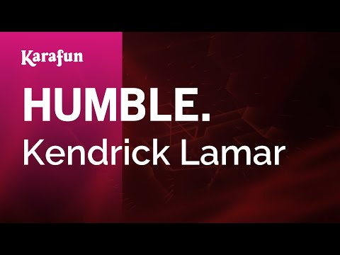 HUMBLE. - Kendrick Lamar | Karaoke Version | KaraFun