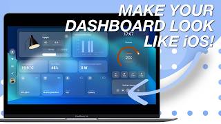 Make your Dashboard look like iOS! | Free Dashboard Code