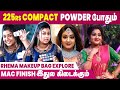வெறும் 225 Rs Compact Powder போதும் Actress Rhema Makeup Bag Explore Part 2