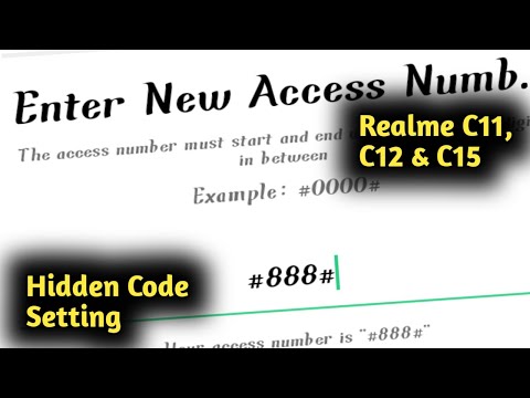 Realme C11, C12 & C15 Hidden Codes Setting