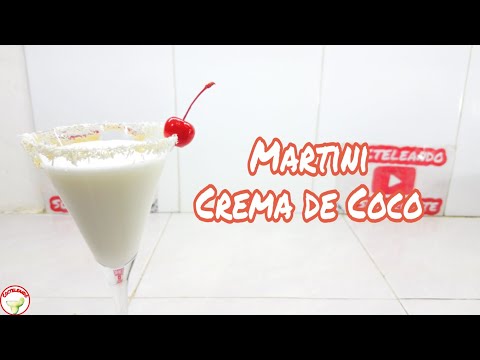 Martini Crema de Coco - Cocteles con Vodka / Ron- Cocteleando