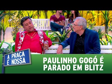Paulinho Gogó é parado em blitz da Lei Seca | A Praça É Nossa (12/10/17)