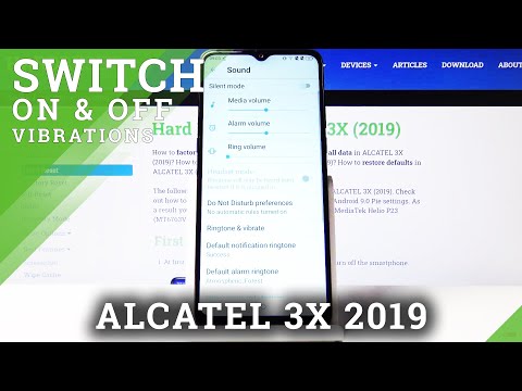How to Enter Vibration Settings in ALCATEL 3X (2019) – Vibration Settings