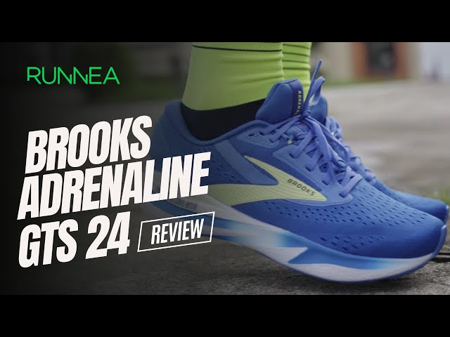 Vídeo relacionado con Brooks Adrenaline GTS 24 Zapatillas para Correr Zapatilla de Estabilidad Hombres Azul - Cobalt/Neo Yellow/Peacoat 42,5