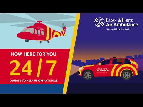 Essex & Herts Air Ambulance are 24/7!