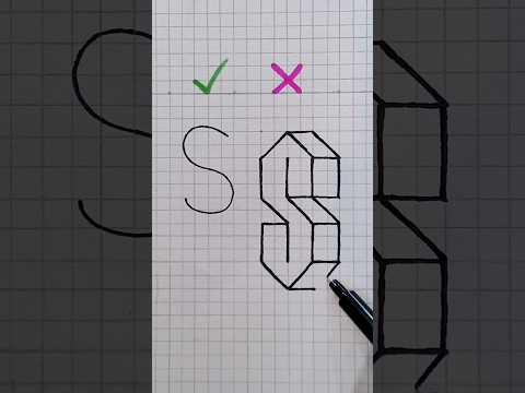 "S" with easy drawing 👌✨️🤔😱🎨🖌 ॥ Next Letter?!🤔