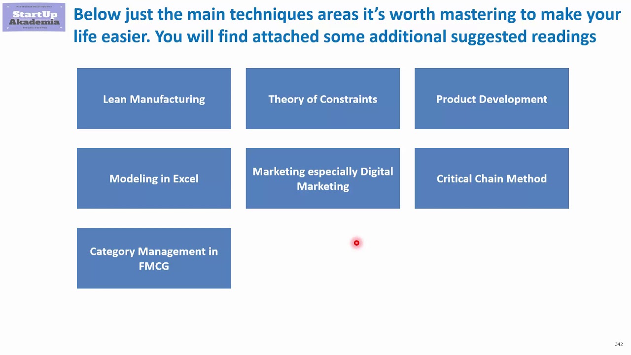 What Techniques you should master to do performance improvement projects in consumer goods