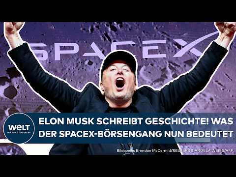 Video Thumbnail: SPACEX: Elon Musk schreibt Geschichte! Was der Billionen-Börsengang nun bedeutet