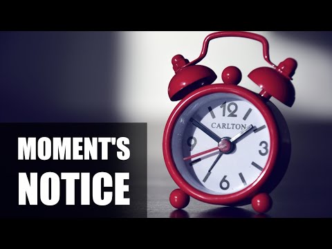 Moment's Notice: Backing Track