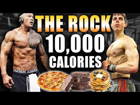 The ROCK'S 10000 CALORIE Cheat Day challenge....