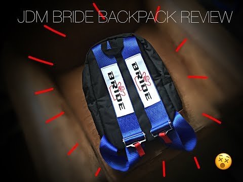 IT FINALLY CAME.... (JDM BRIDE Backpack Unboxing & Review!)