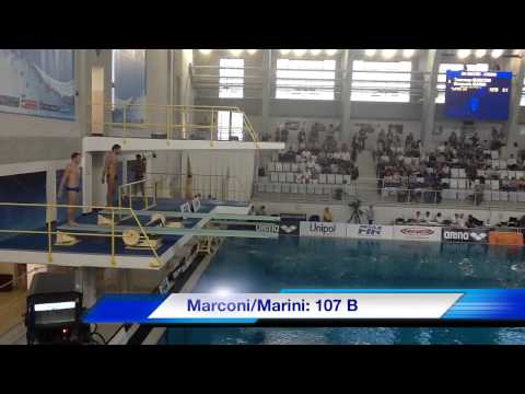 Tuffi - Campionati Italiani Assoluti Indoor - finale 3 mt sincro uomini