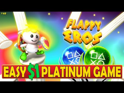 New Easy $1 Platinum Game | Flappy Eros Quick Trophy Guide