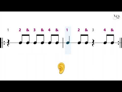 #drum | Rhythm Clap Along | Two-Bar Phrases | Improve Timing & Sight-Reading | #lesson Lesson 9