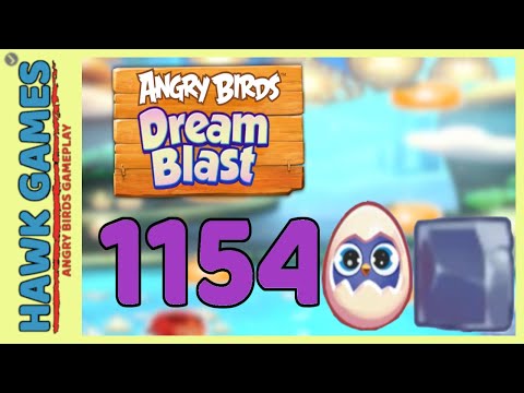 Angry Birds Dream Blast Level 1154 Hard - Walkthrough, No Boosters