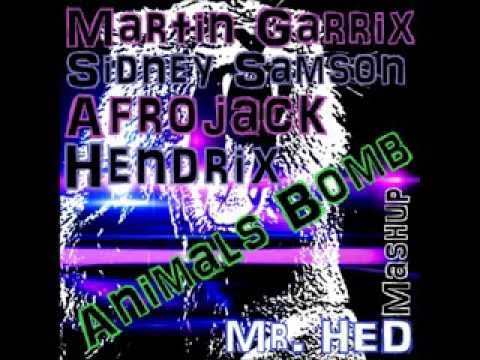 Martin Garrix vs  Afrojack, Sidney Samson and Hendrix   Animals Bomb Mr  HED Mashup