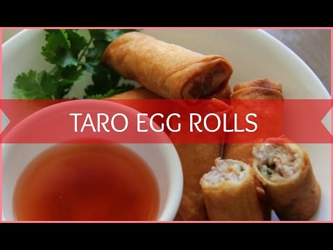 🐼Taro Eggrolls | CHEF LAU🐼