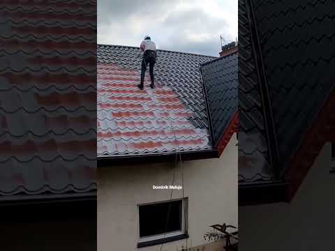 Roof transformation. #shorts #roof #roofer #roofing #roofershelper #coating #painting
