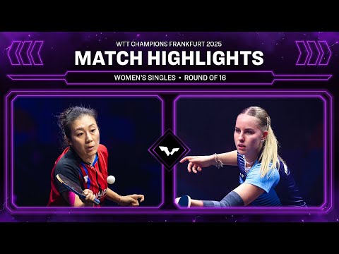 Ying Han vs Annett Kaufmann | WS R16 | #WTTFrankfurt 2025