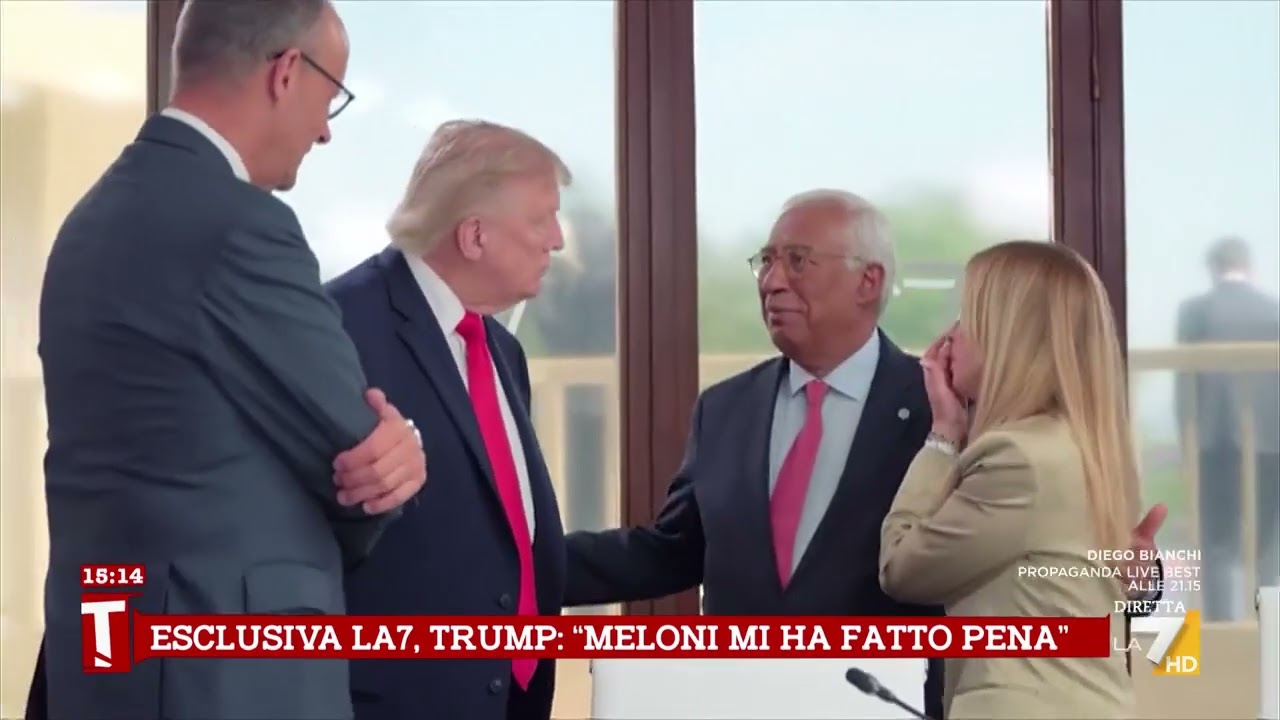 Scontro Trump-La7, Ghidini: "Credo più alla premier. Di foto ne aveva più bisogno il ...