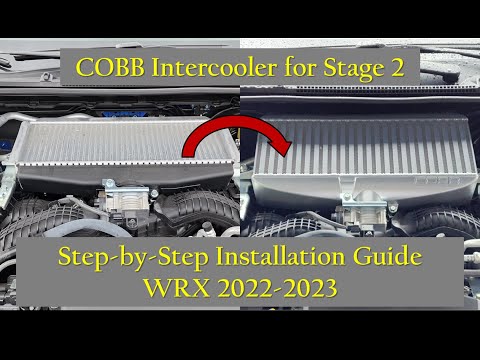 COBB Intercooler Installation Step by Step Guide for Subaru WRX 2022 2023 - Stage 2 Upgrade Part 1