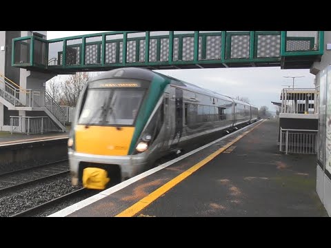 Irish Rail 22000 Class Intercity Train - Monasterevin Station, Kildare