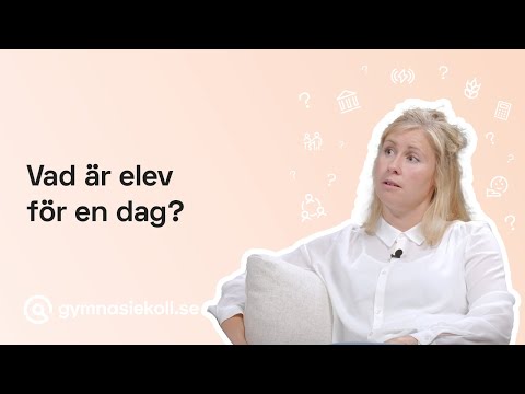 Vad är elev för en dag? | Gymnasiekoll.se