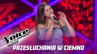 Julia Błaszczyk - &quot;Stuck With U&quot; - Przesłuchania w ciemno | The Voice Kids Poland 4
