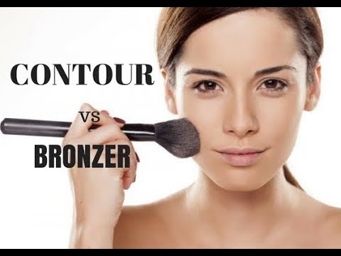 Bronzing vs Contour Demo- What's the Difference? How to Contour and Bronze Makeup Tutorial