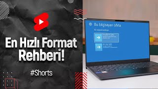 1 dakikada Windows sıfırlama rehberi! #shorts