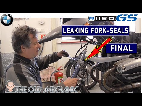 BMW R1150GS LEAKING FORK-SEALS | DO it yourself PART 5