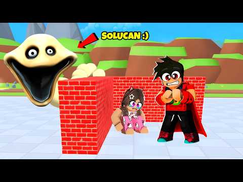 SOLUCANLARDAN SAKLANMAK İÇİN AYBÜKE İLE EV KURDUK 🤣 Build to Survive Hungry Worms 2