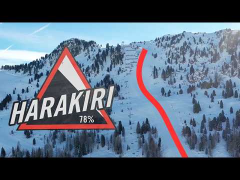 Austria's most dangerous ski slope - Harakiri Mayrhofen
