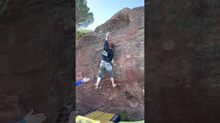 Video thumbnail of Placa, placa!, 6c (sit). Mont-roig del Camp