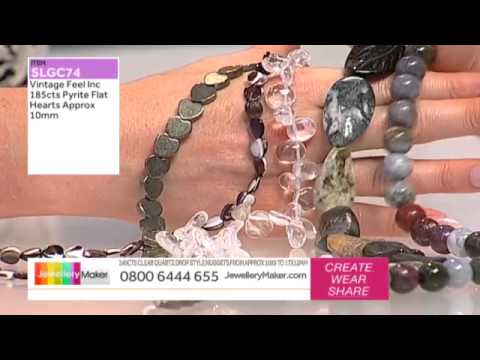 JewelleryMaker LIVE AM 6/02/2014 [How to make Beaded Jewellery]