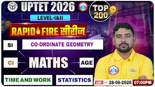 UPTET Maths Classes | UPTET Maths Top Most 200 Questions | UPTET Maths Paper 1 & 2 MCQs