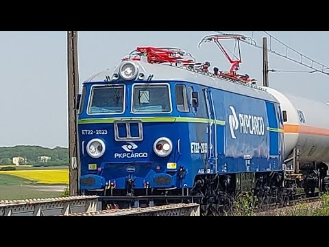 "Szerszeń" ET22-2033 PKP CARGO węzeł Inowrocław w Mimowoli