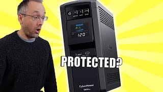 Video thumbnail for Cyberpower 1500VA/1000w CP1500PFCLCD UPS Unit Review, Software Overview with PROS & CONS by Systematic Hardware